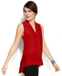 Red top for Skinny pants Macys