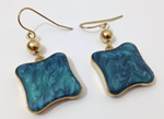 Teal Earrings